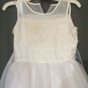 Girls white dress